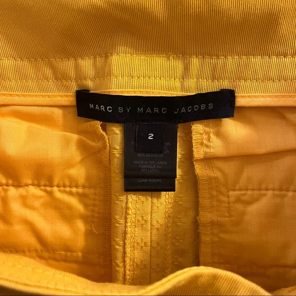MARC By Marc Jacobs Yellow Belted Skirt - Picture 5 of 5